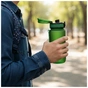 Пляшка для води Line Art La Plata 600 мл зелений (60014118LA-04) - зменшене зображення 6