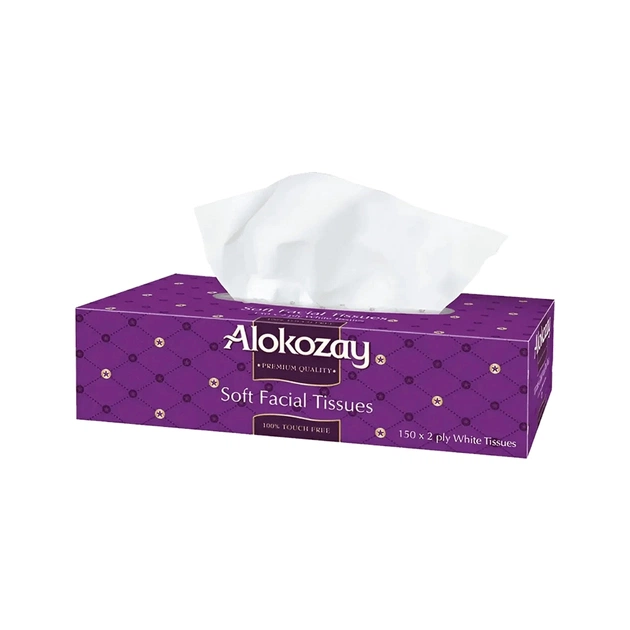 Серветки косметичні Alokozay 2 шари 150 шт. (5904825069615) - изображение 1