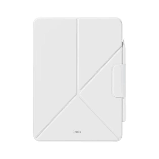 Чохол до планшета Benks Urban Magnetic Multifold White for iPad Air 2020/iPad Air 2022/iPad Pro 11 (2018-2022) (1277472) - изображение 1