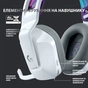 Навушники Logitech G733 Lightspeed Wireless RGB Gaming Headset White (981-000883) - зменшене зображення 5