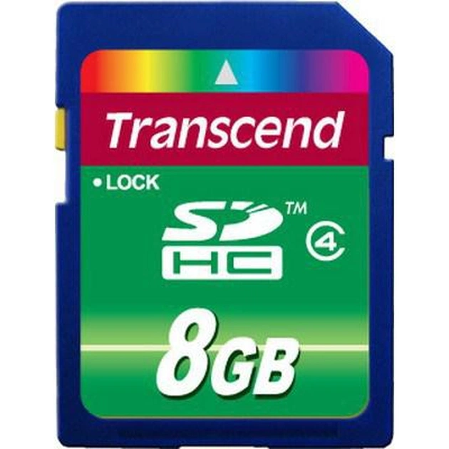 Карта пам'яті Transcend 8Gb SDHC class 4 (TS8GSDHC4) - изображение 1