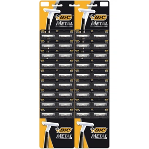 Бритва Bic Metal 36 шт. (3086126726670) зображення 1
