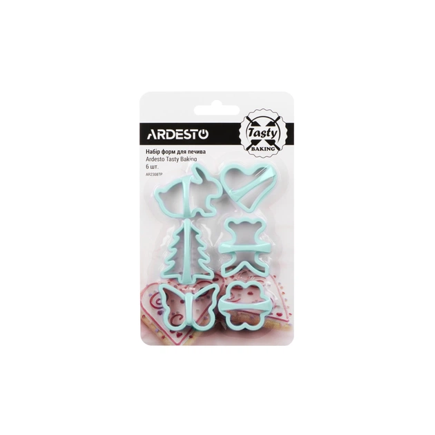 Форма для випікання Ardesto Tasty Baking Set 6 шт Tiffany Blue (AR2308TP) - зображення 1