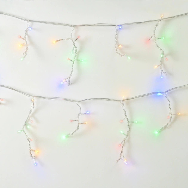 Гирлянда YES! Fun Бахрома 84 LED Разноцветная 2 м Статическая Коннектор (974847) - изображение 1