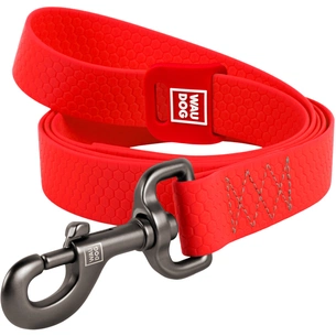 Повідець для собак WAUDOG Waterproof M Ш 20 мм Д 122 см червоний (27273) зображення 1