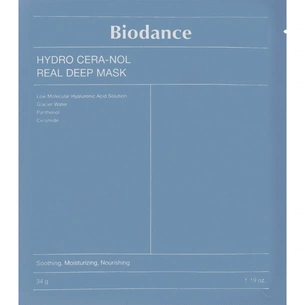 Маска для лица Biodance Hydro Cera-Nol Real Deep Sheet Mask 34 г (8809937360629) изображение 1