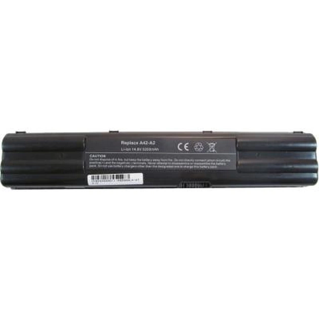 Акумулятор до ноутбука AlSoft Asus A42-A2 4400mAh 8cell 14.8V Li-ion (A41201) - изображение 1