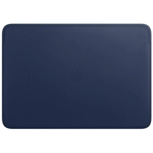 Чохол до ноутбука Apple 16" MacBook Pro, Leather Sleeve, Midnight Blue (MWVC2ZM/A) зображення 1