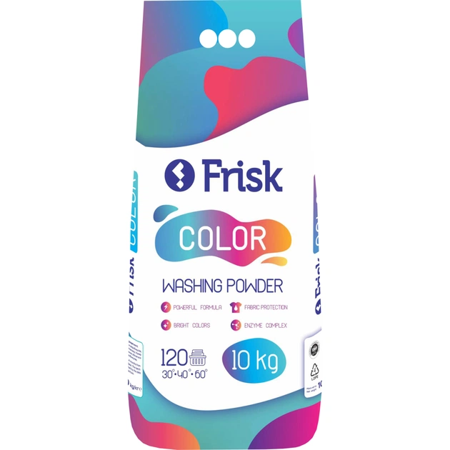 Пральний порошок Frisk Color 10 кг (4820197121113) - зображення 1