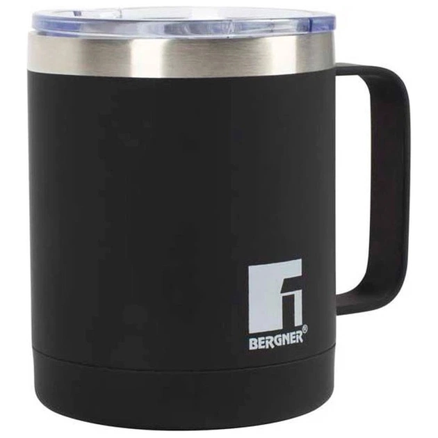 Термокружка Bergner Coffee & tea lovers 350 мл Black (BG-37788-BK) - зображення 1