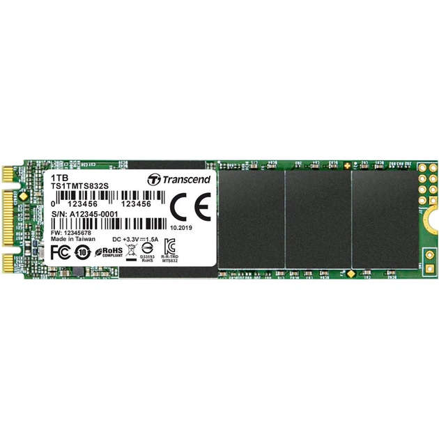 Накопичувач SSD M.2 2280 1TB Transcend (TS1TMTS832S) - зображення 1