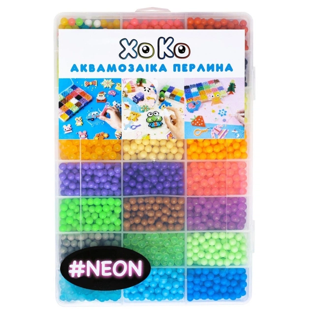 Набор для творчества XoKo Аквамозаика Жемчужина 5500 Neon (XK-PRL-55GD) - изображение 1