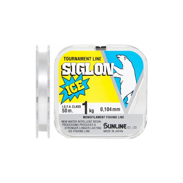 Волосінь Sunline SIGLON ICE 50м #0.4/0.104мм 1кг (1658.03.10) - изображение 1