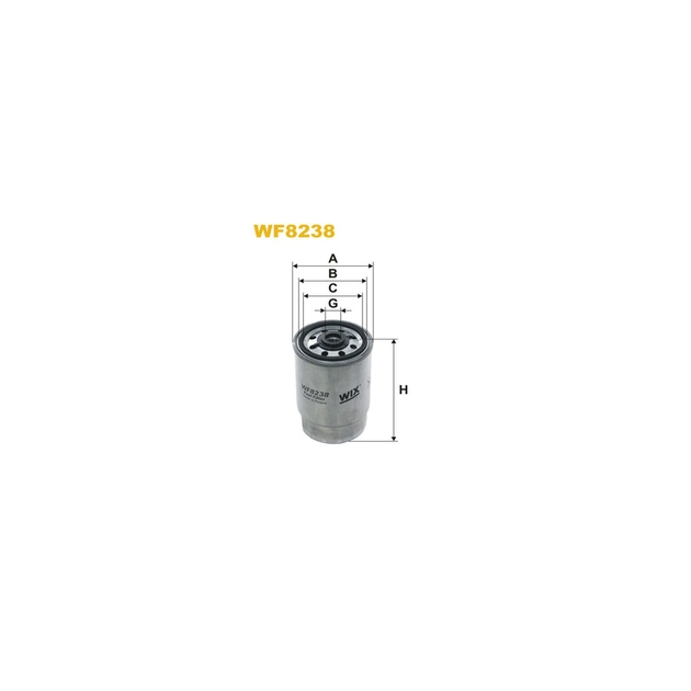 Фильтр топливный Wixfiltron WF8238 - изображение 1