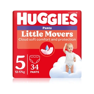 Підгузки Huggies Little Movers/Pants 5 (12-17 кг) для хлопчиків 34 шт (5029053564289) зображення 1