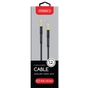 Кабель мультимедійний 3.5mm M to 3.5mm M 1.2m black Intaleo (1283126487538) - зменшене зображення 2