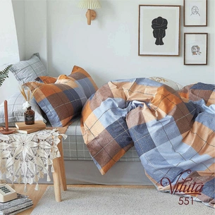 Постільна білизна Viluta 551 Сатин Твіл сімейна (551 sm) зображення 1