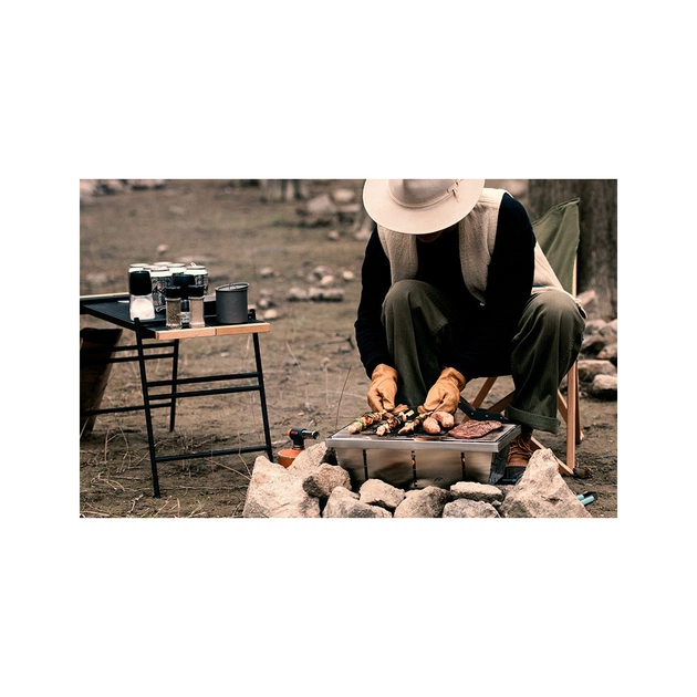 Гриль-барбекю Naturehike Mini Picnic BBQ Grill NH20CJ006 Сталь (6927595767672) - picture 8