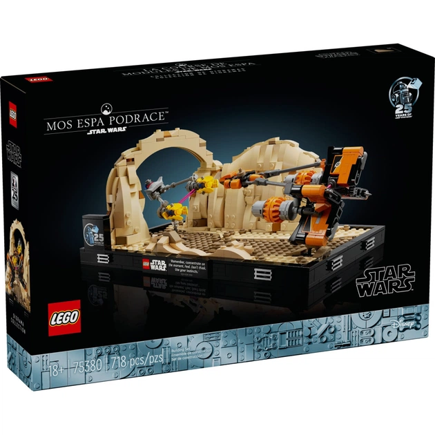 Конструктор LEGO Star Wars Діорама Mos Espa Podrace 718 деталей (75380) - зображення 1