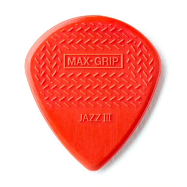 Медіатор Jim Dunlop Max-Grip Jazz III Nylon Pick 6 шт. (471P3N) - picture 1