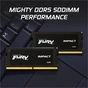 Модуль пам'яті для ноутбука SoDIMM DDR5 64GB (2x32GB) 5600 MHz FURY Impact Kingston Fury (ex.HyperX) (KF556S40IBK2-64) - зменшене зображення 5