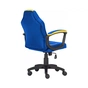 Крісло ігрове GT Racer X-1414 Blue/Yellow - зменшене зображення 4
