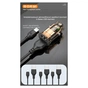 Зарядний пристрій XO CC49 2USB 2.4A (Black/Brown) (XO-CC49) - зменшене зображення 4