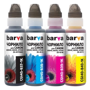 Чорнило Barva Canon GI-40 4x100 мл, OneKey, 1K (CGI40-1K-MP) зображення 1