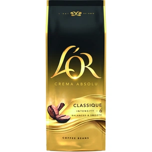 Кава L'OR Crema Absolute Classic в зернах 1 кг (8711000400791) зображення 1