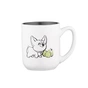 Чашка Ardesto Corgi, 380мл, кераміка, біло-сірий (AR3054) - зменшене зображення 1