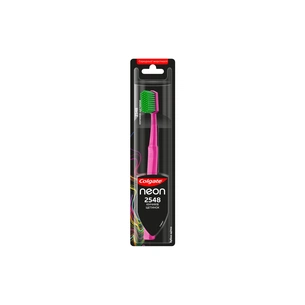Зубна щітка Colgate Neon 2548 кінчиків щетинок середньої жорсткості Рожева (2172000000026) зображення 1