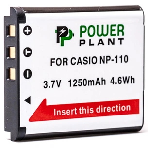Акумулятор до фото/відео PowerPlant Casio NP-110 (DV00DV1257) зображення 1