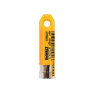 Свердло DeWALT по металу EXTREME INDUSTRIAL COBALT HSS-CO, 3 х 61 х 33 мм, 10 шт (DT4920) изображение 1