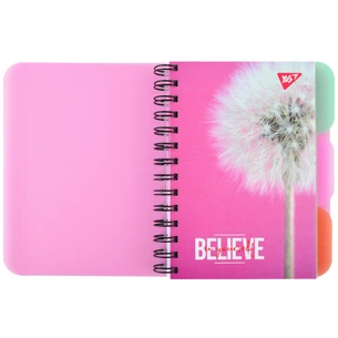 Блокнот Yes В6 Believe in yourself 144 аркуша пластикова обкладинка (681986) зображення 1