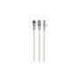 Патч-корд 0.5м S/FTP Cat 6A CU LSZH white Cablexpert (PP6A-LSZHCU-W-0.5M) - зменшене зображення 1