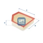 Повітряний фільтр для автомобіля UFI 30.686.00 - зменшене зображення 1