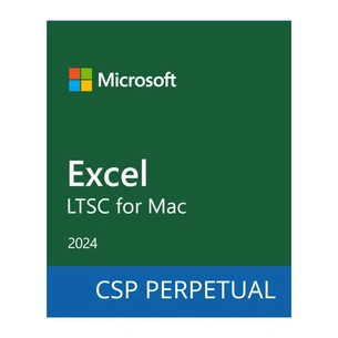 Офісний додаток Microsoft Excel LTSC for Mac 2024 Commercial Software, Perpetual (DG7GMGF0PN5G_0001) зображення 1