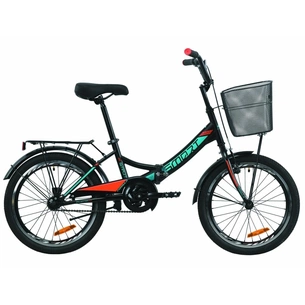 Велосипед Formula 24" SMART Vbr тріскачка рама-15" St 2020 чорно-помаранчевий з бірюзовим (OPS-FR-24-221) зображення 1