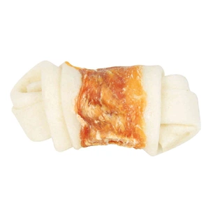 Ласощі для собак Trixie Кістка для чищення зубів з куркою Denta Fun 5 см 70 г (4011905313214) зображення 1