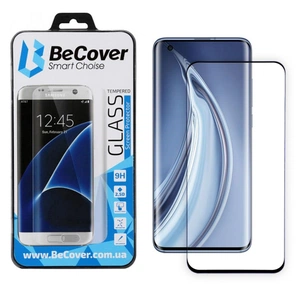 Скло захисне BeCover 3D Curved Edge Xiaomi Mi 10 Black (704828) зображення 1