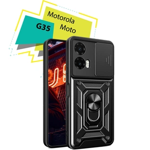 Чохол до мобільного телефона BeCover Military Motorola Moto G35 Black (713089) зображення 1