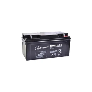 Батарея до ДБЖ Matrix 12V 50AH (NP50-12) зображення 1