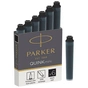 Чорнило для пір'яних ручок Parker Картриджі Quink Mini /6шт чорний (11 510BK) - зменшене зображення 1