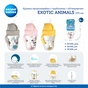 Поїльник-непроливайка Canpol babies Exotic Animals з трубочкою і обтяжувачем 270 мл Сіра (56/606_grey) - зменшене зображення 5