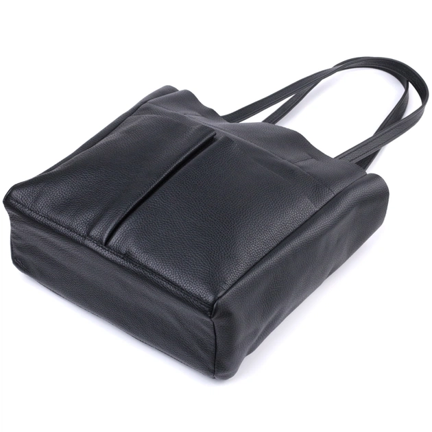 Сумка Shvigel З натуральної шкіри Чорна (22845) - зображення 6