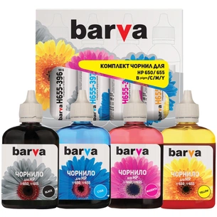 Чорнило Barva HP 655/178/650, 4x90 г BK/C/M/Y (H655-090-MP) зображення 1