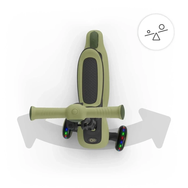 Самокат Kinderkraft Halley 2 Grassland Green (KRHALL02GRE0000) (5902533930180) - зображення 6