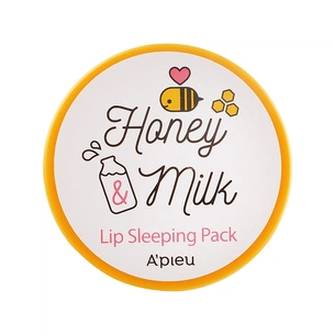 Маска для обличчя A'pieu Honey Milk Lip Sleeping Pack для губ 6.7 г (8806185745413) зображення 1