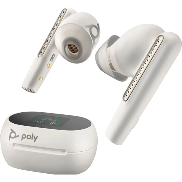 Наушники Poly TWS Voyager Free 60+ Earbuds + BT700C + TSCHC White (7Y8G6AA) - изображение 1