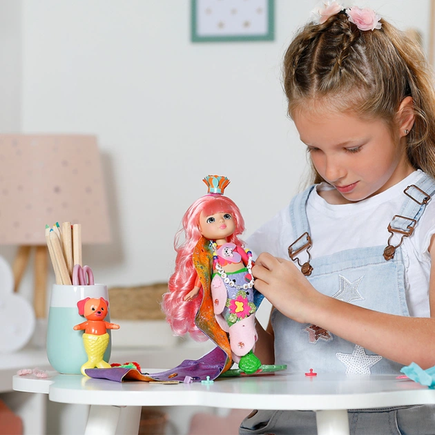 Кукла Zapf Baby Born серии Glam Up – Русалочка Саншайн 28 см (871782) - изображение 8